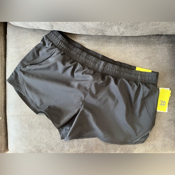 All In Motion – Shorts De Running Femme, Taille Haute, Taille M, Vert Fluo, Neuf